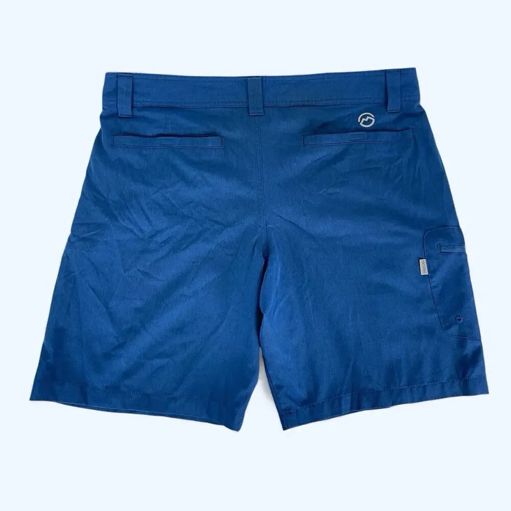 Magellan Shorts Mens 36 (38) Grey Fishing Outdoors Aransas Pass Heather Hybrid
